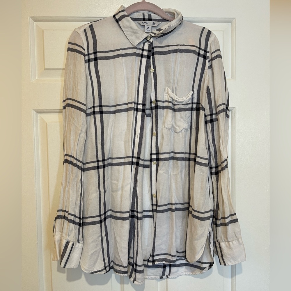 Group of flannel shirts